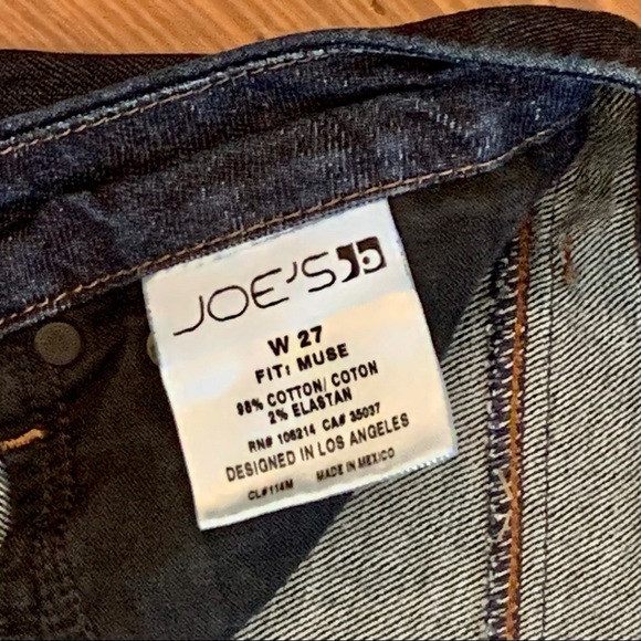 JOE’S JEANS - Muse - bootcut - Sz 27 - dark wash - Picture 3 of 6